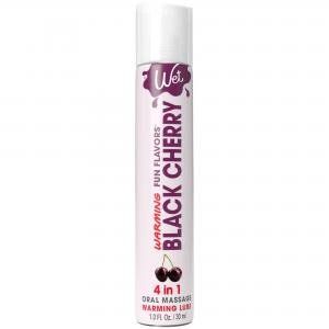 Wet Black Cherry Warming Flavored Lubricant 1 fluid ounce.