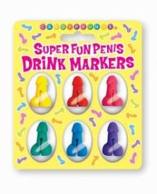 Super Fun Penis Silicone Drink Markers