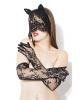 Darque Collection Cat Mask and Glove Set Black