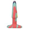 A-Play Groovy Silicone Anal Plug-Sunrise 4"