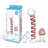 Glas 4 Pieces Mr. Swirly Set with Glass Kegel Balls and Butt Plug.