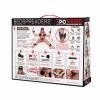 Night Of Romance Satin Cuffs with Rose Petals 6 Piece Bed Spreader Set
