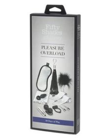 Fifty Shades Of Grey Pleasure Overload 10 Days Of Play Gift Set Black from Lovehoney