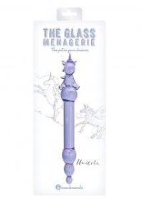 Glass Menagerie Unicorn Dildo Purple