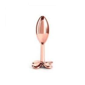 Rear Assets Clover Rose Gold Butt Plug