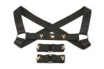 Master Series Elastic Chest Harness with Arm Bands L/XL