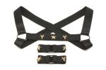 Master Series Elastic Chest Harness with Arm Bands S/M