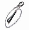 Kink Lab Buckling Cock Ring and Chain Leash Set